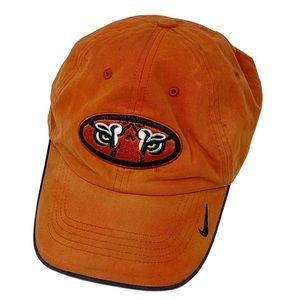 University of Auburn TIGERS orange baseball hat adjustable UA Eyes Embroidered